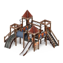 Детская игровая площадка Замок Средневековый ДИК 2.18.02-12 H=1200 H=1500, фото 3