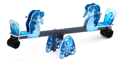 Качалка балансир со спинкой Лошадка (Снежная королева) - ИО 21.М.01.02-П.02, фото 2