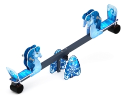 Качалка балансир со спинкой Лошадка (Снежная королева) - ИО 21.М.01.02-П.02, фото 1