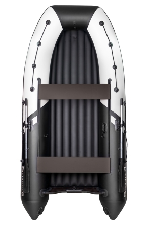 YACHTMAN-360 НДНД (Яхтман) белый-черный (лодка ПВХ нднд под мотор с усилением), фото 7