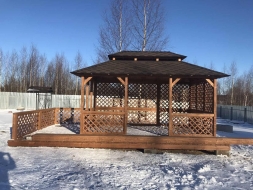 Прямоугольная беседка Япония (Без террасы), фото 2