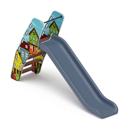 Горка пластиковая - ИО 42.01.01-05 - (серый скат) H=1200 (Город), фото 1