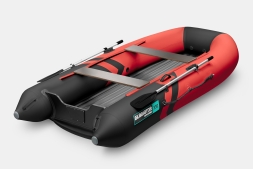 GLADIATOR E 330 SL AIR SPORT Красно-черный моторная лодка ПВХ, фото 2