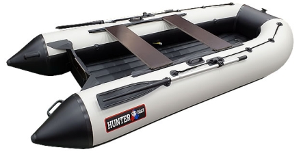 Лодка ПВХ Хантер 385 А Лайт надувная под мотор, фото 1