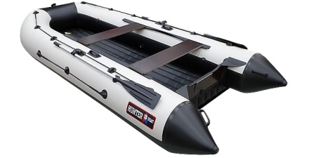 Лодка ПВХ Хантер 385 А Лайт надувная под мотор, фото 2