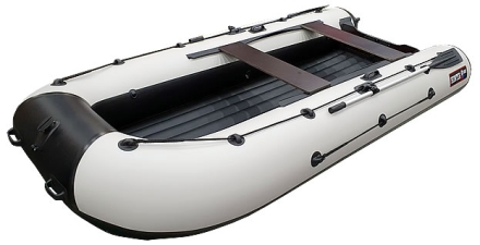 Лодка ПВХ Хантер 385 А Лайт надувная под мотор, фото 5