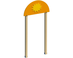 Арка Солнышко (без ограждений) ДИФ 04030, фото 1