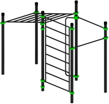 Воркаут ЛОВ 108 зеленый ВТ 102.12-02