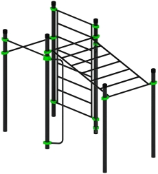 Воркаут ЛОВ 108 зеленый ВТ 102.12-02, фото 4