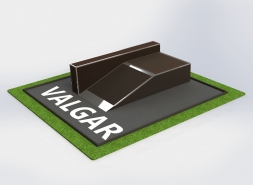 Средний Фанбокс с прямой гранью, усеченный, фото 1