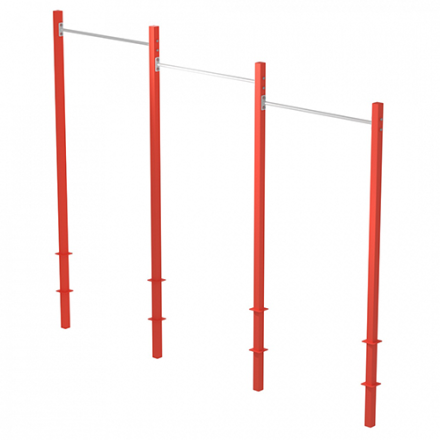 Перекладины разно уровневые для норм ГТО S603 IronKing, фото 1