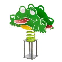 Качалка на пружине Frog quartet для детской площадки - Крепление для бетонирования