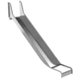 Горка из нержавеющей стали высотой 1520 мм для установки в бетонное основание, фото 1