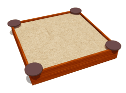 Песочница ВСТ 1151 для детской площадки Песочница ВСТ 1151 для детской площадки