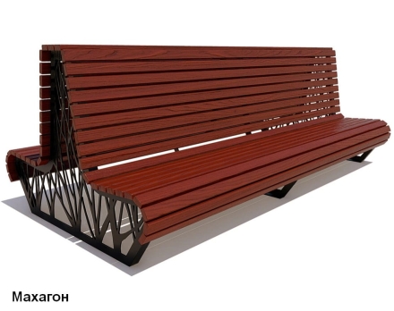 Скамейка уличная Ессентуки, Сосна 1,5 м, фото 4