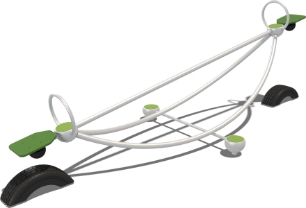 Качели-балансир Лодочка Papercut КЧ002.00.1 для детской уличной площадки, фото 1