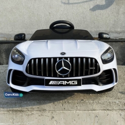 Электромобиль Mercedes-Benz GTR AMG BBH-0005 белый, фото 4