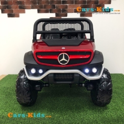 Электромобиль Mercedes-Benz Unimog Concept P555BP 4WD красный, фото 3