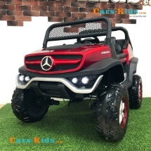 Электромобиль Mercedes-Benz Unimog Concept P555BP 4WD красный