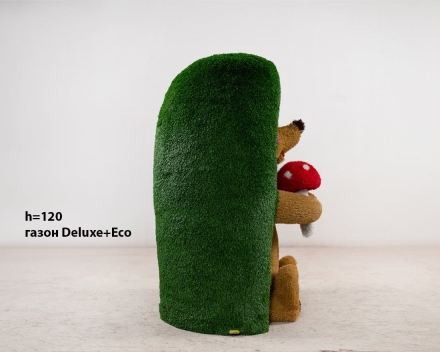 Топиари ежик Лори, H=120 см, газон Deluxe+Eco, фото 3