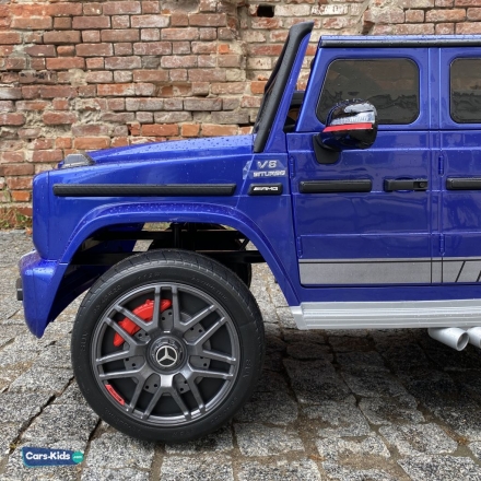 Электромобиль Mercedes-Benz AMG G63 k999kk 4WD синий глянец, фото 4