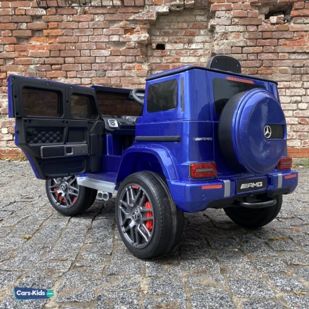 Электромобиль Mercedes-Benz AMG G63 k999kk 4WD синий глянец, фото 11