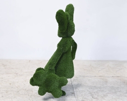 Топиари Девочка с мишкой - газон Eco, фото 2