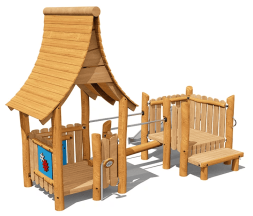 Игровой комплекс Эко VST 0022/3 для детской площадки, фото 2 Игровой комплекс Эко VST 0022/3 для детской площадки, фото 2