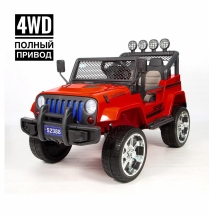 Электромобиль Jeep т008тт 4WD красный