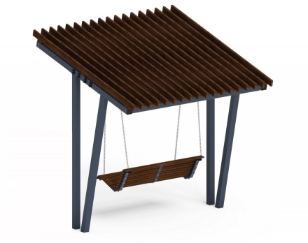 Пергола Дилайт с диваном (без поликарбоната), фото 3