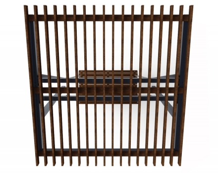 Пергола Дилайт с диваном (без поликарбоната), фото 4