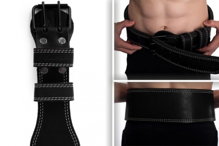 Пояс атлетический узкий трехслойный Onhillsport, фото 9