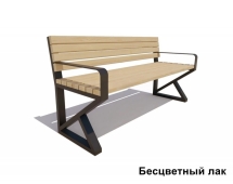 Скамейка садово-парковая Королев, Сосна 1,5 м Скамейка садово-парковая Королев, Сосна 1,5 м