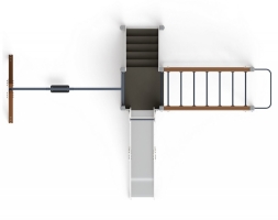 Детская игровая площадка Счастливое детство Эко ДИК 2.01.02-02 H=1200, фото 5