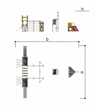 Детский спортивно-игровой комплекс Romana 057.27.00, фото 4