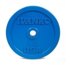 Бампированный обрезиненный диск IVANKO OBP-20KG (20 кг)