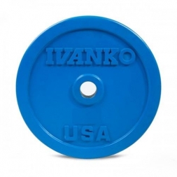 Бампированный обрезиненный диск IVANKO OBP-20KG (20 кг)