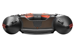 YACHTMAN-340 НДНД (Яхтман) красный-черный (лодка ПВХ нднд под мотор с усилением), фото 6