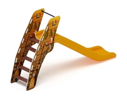 Горка пластиковая - ИО 42.01.01-06 - (желтый скат) H=1200 (Эко), фото 3