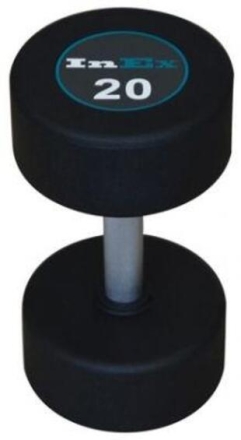 Набор фиксированных обрезиненных гантелей INEX GMAX, фото 1