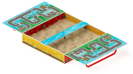 Песочница с крышкой средняя (Игра) - ИО 5.01.11-02, фото 3