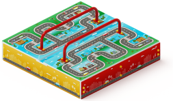 Песочница с крышкой средняя (Игра) - ИО 5.01.11-02, фото 6