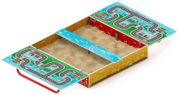 Песочница с крышкой средняя (Игра) - ИО 5.01.11-02, фото 2