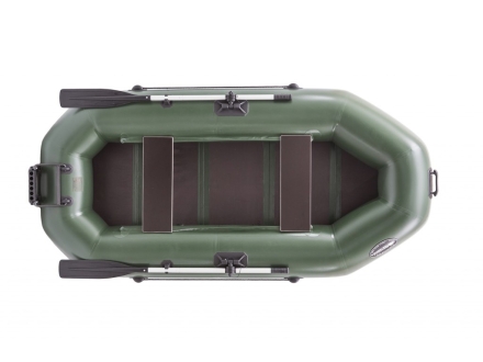 Пиранья 2 M SL TR моторно-гребная лодка ПВХ слань-книжка 6 мм, фото 2