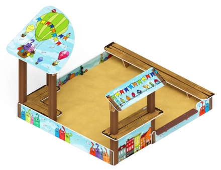 Песочный дворик (Коты) - ИО 6.01.01-03, фото 1