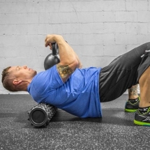 Массажный ролл RumbleRoller, жесткость: повышенная