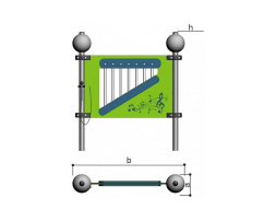 Бизиборд "Металлофон" Romana 057.98.00, фото 3
