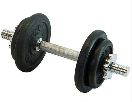 Гантель сборная Lite Weights 9.43 кг х 1шт, фото 1