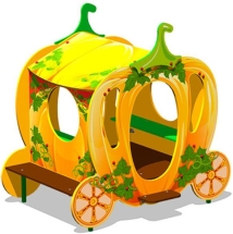 Детский игровой домик Карета У1 ИМ129 для улицы