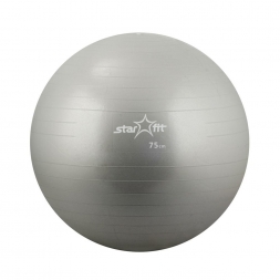 Мяч гимнастический GB-101 (75 см, серый, антивзрыв), фото 1